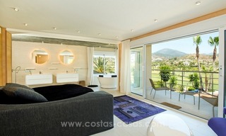 Contemporary refurbished frontline golf villa for sale in Nueva Andalucía, Marbella 14