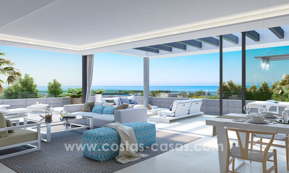 Ready to move in. Modern designer apartments near to beach for sale between Estepona - Marbella. Last units! 5600