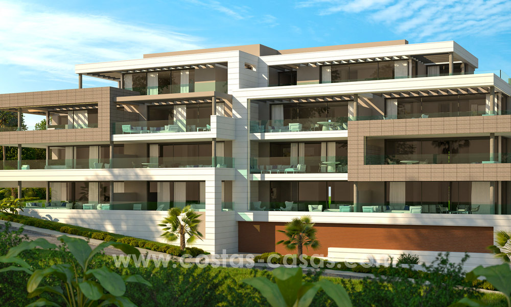 Ready to move in. Modern designer apartments near to beach for sale between Estepona - Marbella. Last units! 5598