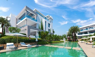 Ready to move in. Modern designer apartments near to beach for sale between Estepona - Marbella. Last units! 5603 