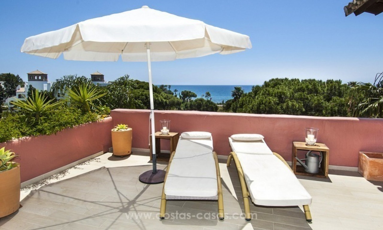 Luxury beachfront penthouse apartment for sale on the New Golden Mile between Marbella and Estepona 13