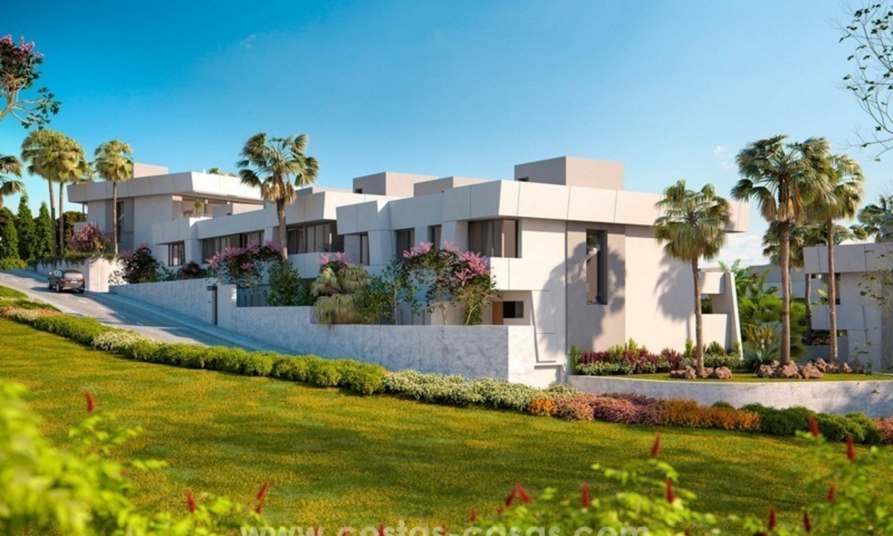 Luxury modern new townhouses for sale in East Marbella 2