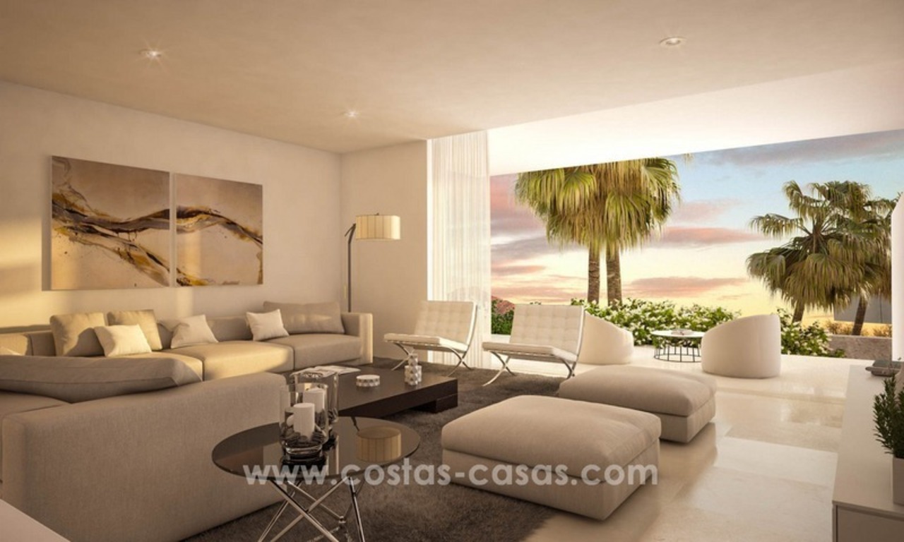 Luxury modern new townhouses for sale in East Marbella 11