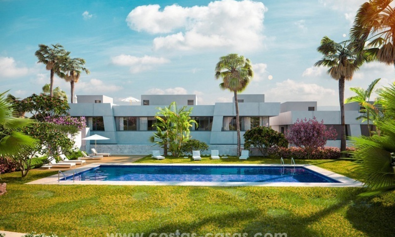 Luxury modern new townhouses for sale in East Marbella 3