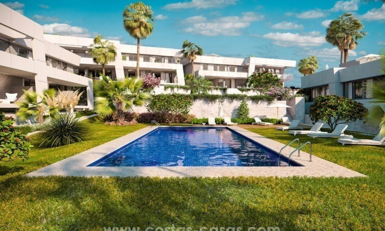 Luxury modern new townhouses for sale in East Marbella 0