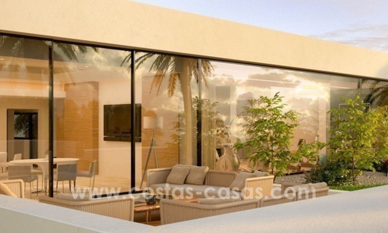 Luxury modern new townhouses for sale in East Marbella 21