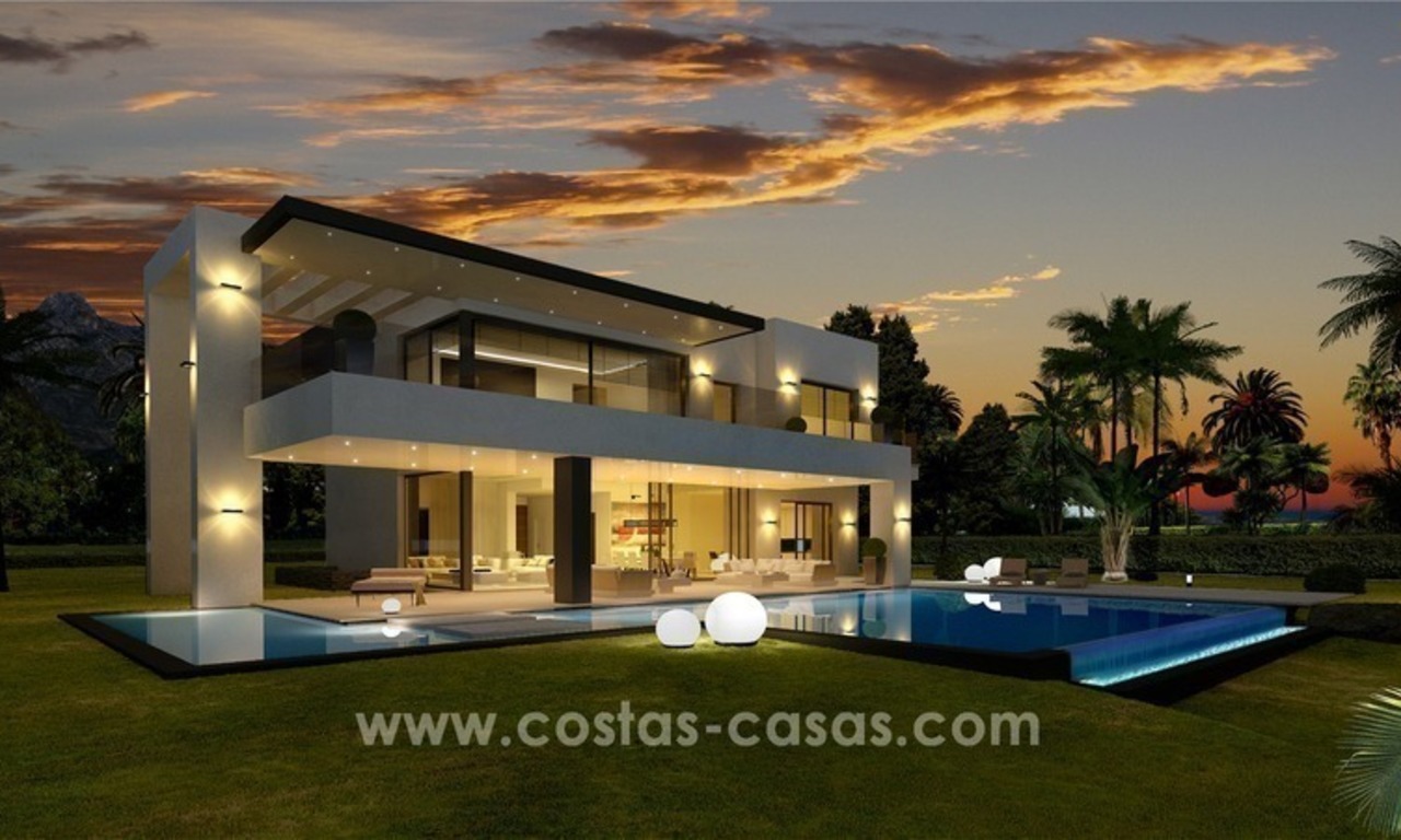 Brand New Designer Villas for sale on the Golden Mile, Marbella 4
