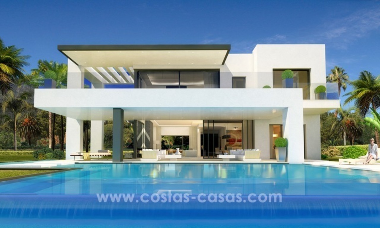 Brand New Designer Villas for sale on the Golden Mile, Marbella 0