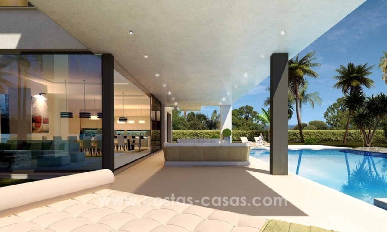 Brand New Designer Villas for sale on the Golden Mile, Marbella 6