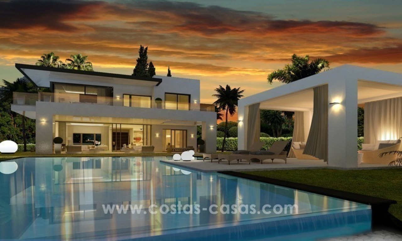 Brand New luxury contemporary Villas for sale on the Golden Mile, Marbella 5