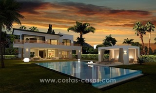 Brand New luxury contemporary Villas for sale on the Golden Mile, Marbella 4