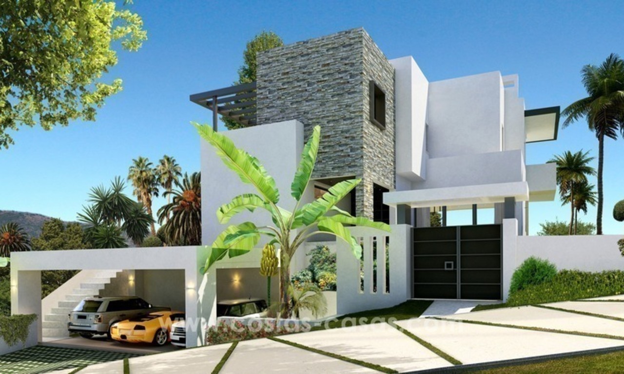 Brand New luxury contemporary Villas for sale on the Golden Mile, Marbella 3