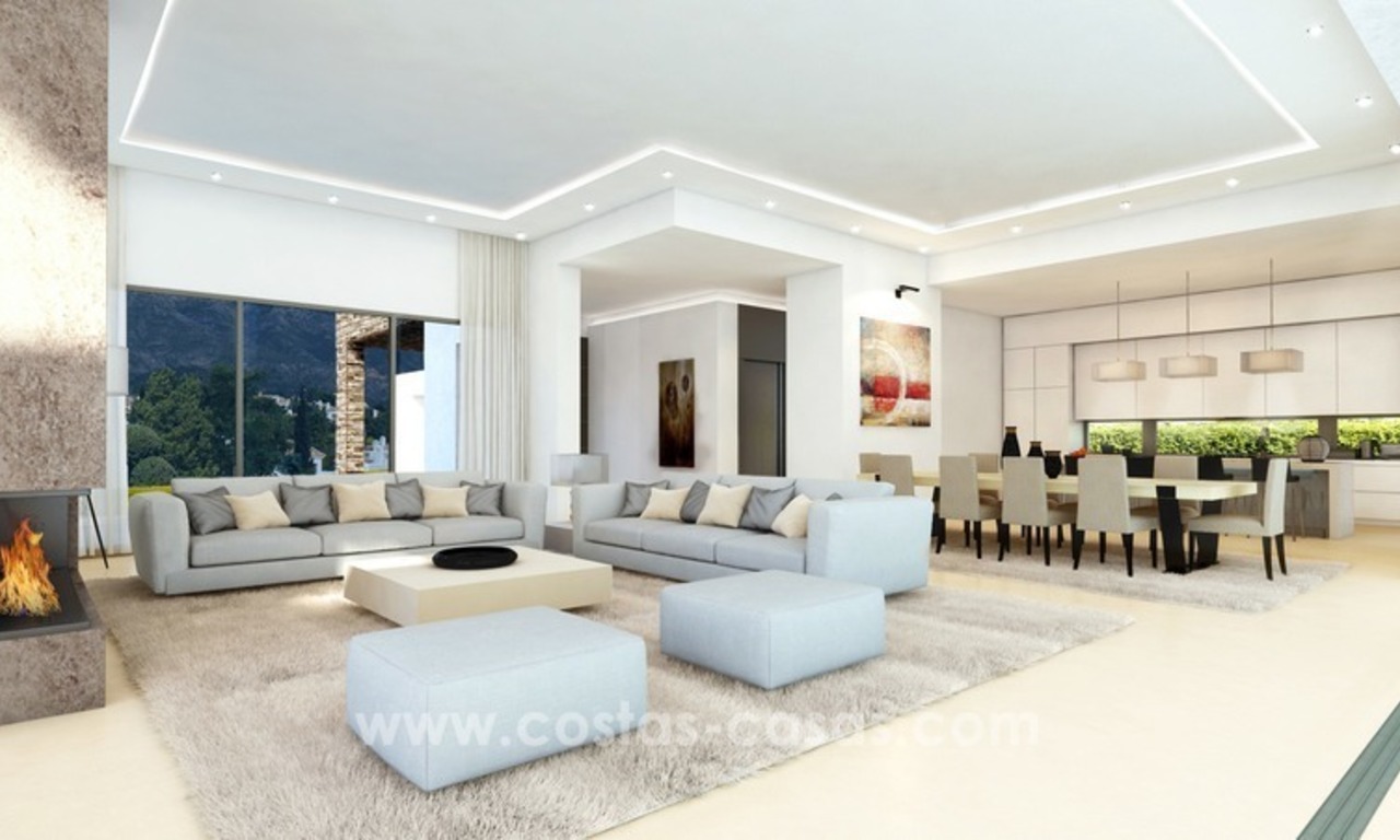 Brand New luxury contemporary Villas for sale on the Golden Mile, Marbella 6