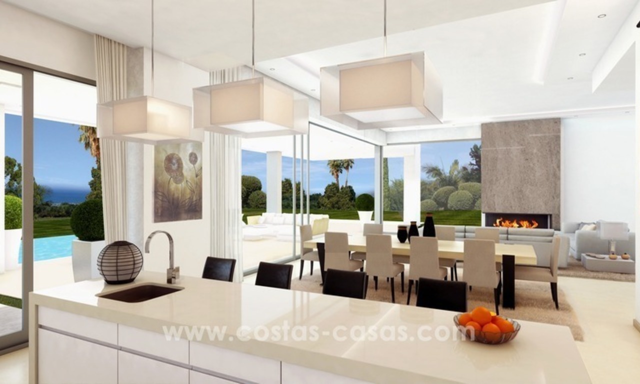 Brand New luxury contemporary Villas for sale on the Golden Mile, Marbella 8