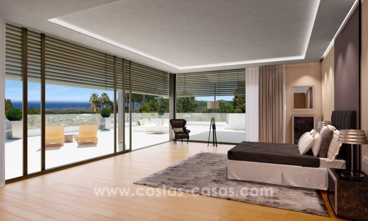 Brand New luxury contemporary Villas for sale on the Golden Mile, Marbella 12