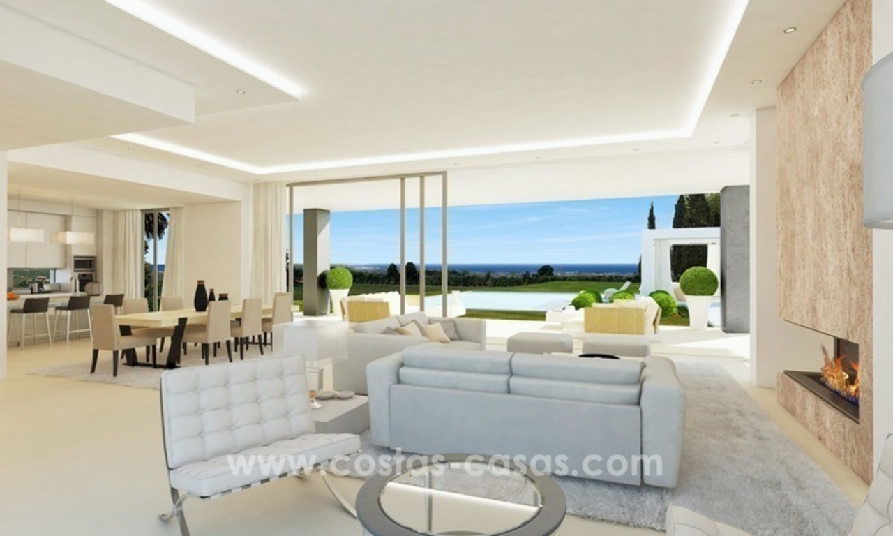 New modern luxury Villas for sale on the Golden Mile, Marbella 7