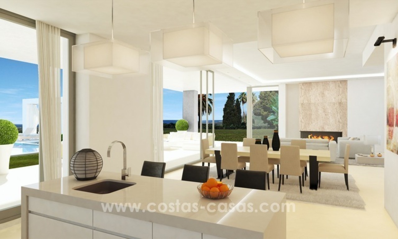 New modern luxury Villas for sale on the Golden Mile, Marbella 9