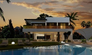 New modern luxury Villas for sale on the Golden Mile, Marbella 3