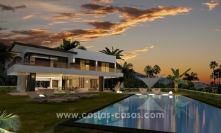 New modern luxury Villas for sale on the Golden Mile, Marbella 4