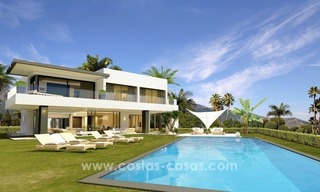 New modern luxury Villas for sale on the Golden Mile, Marbella 1