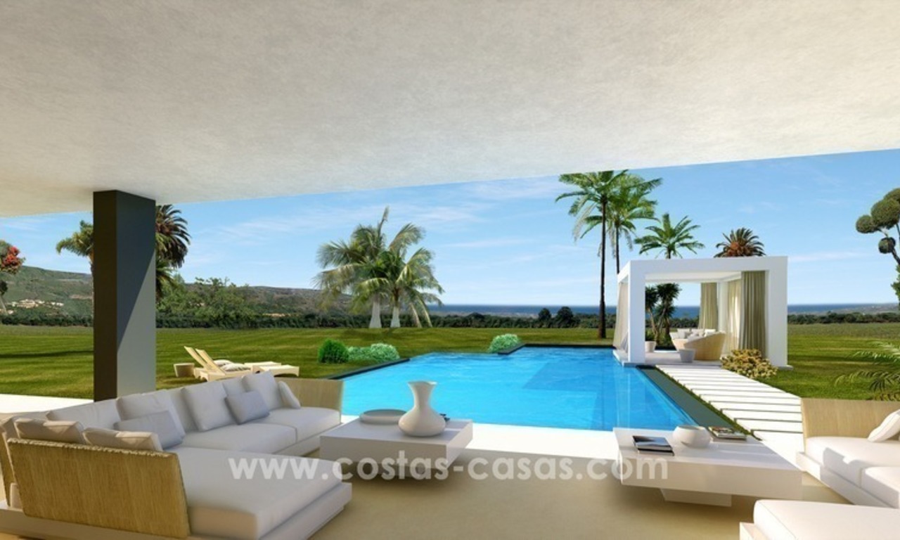 Contemporary luxury Villas for sale on the Golden Mile, Marbella 6