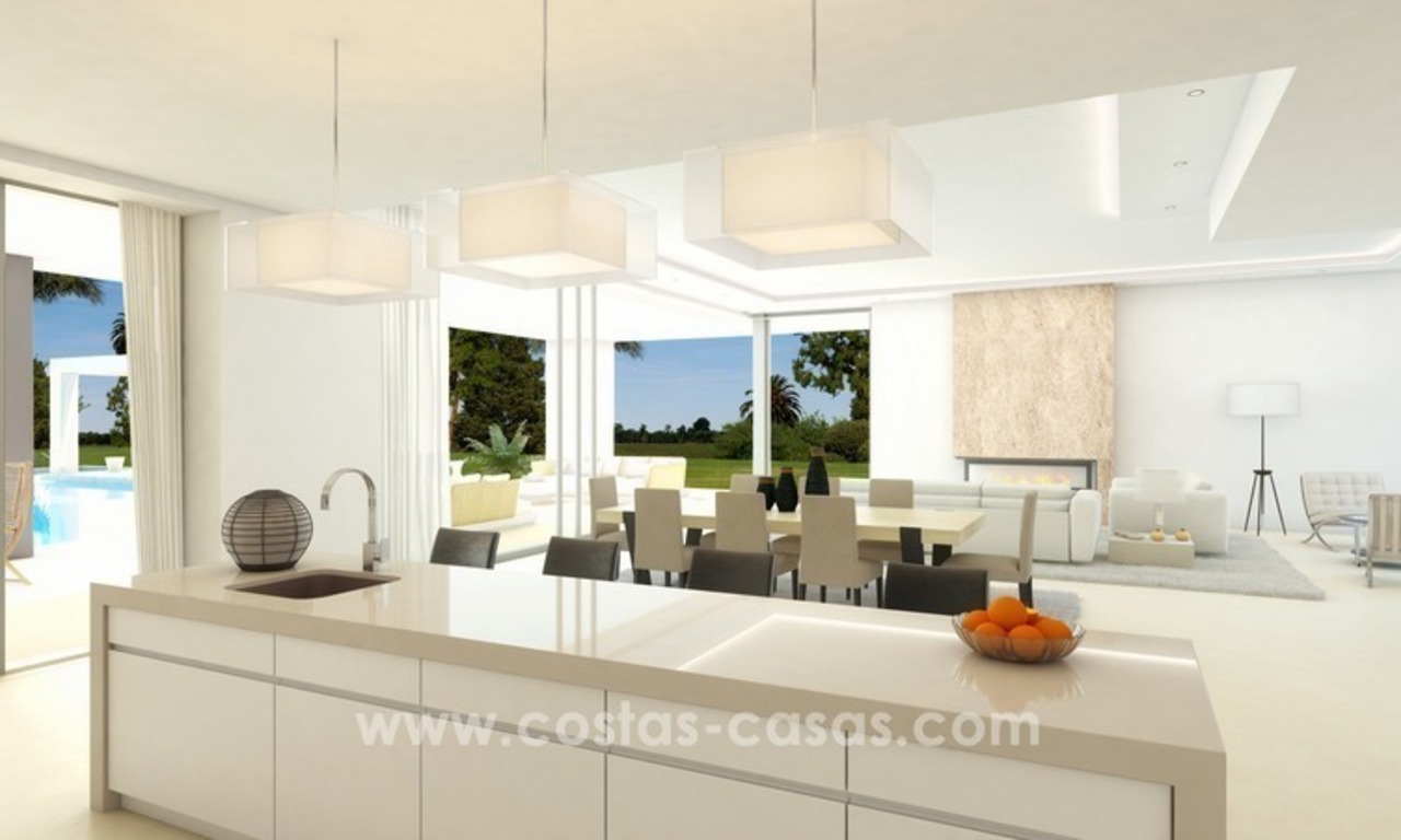 Contemporary luxury Villas for sale on the Golden Mile, Marbella 8
