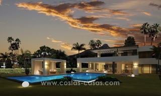 Contemporary luxury Villas for sale on the Golden Mile, Marbella 5