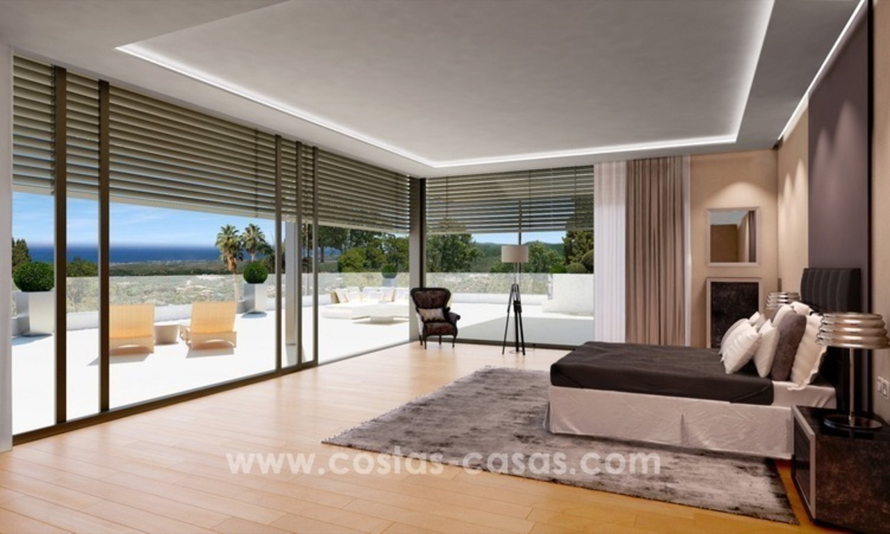 Modern new luxury Villas for sale on the Golden Mile, Marbella 12