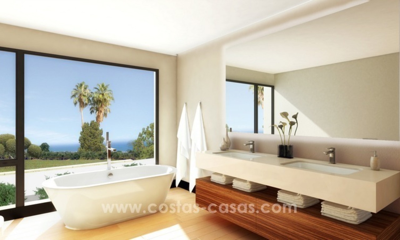 Modern new luxury Villas for sale on the Golden Mile, Marbella 14