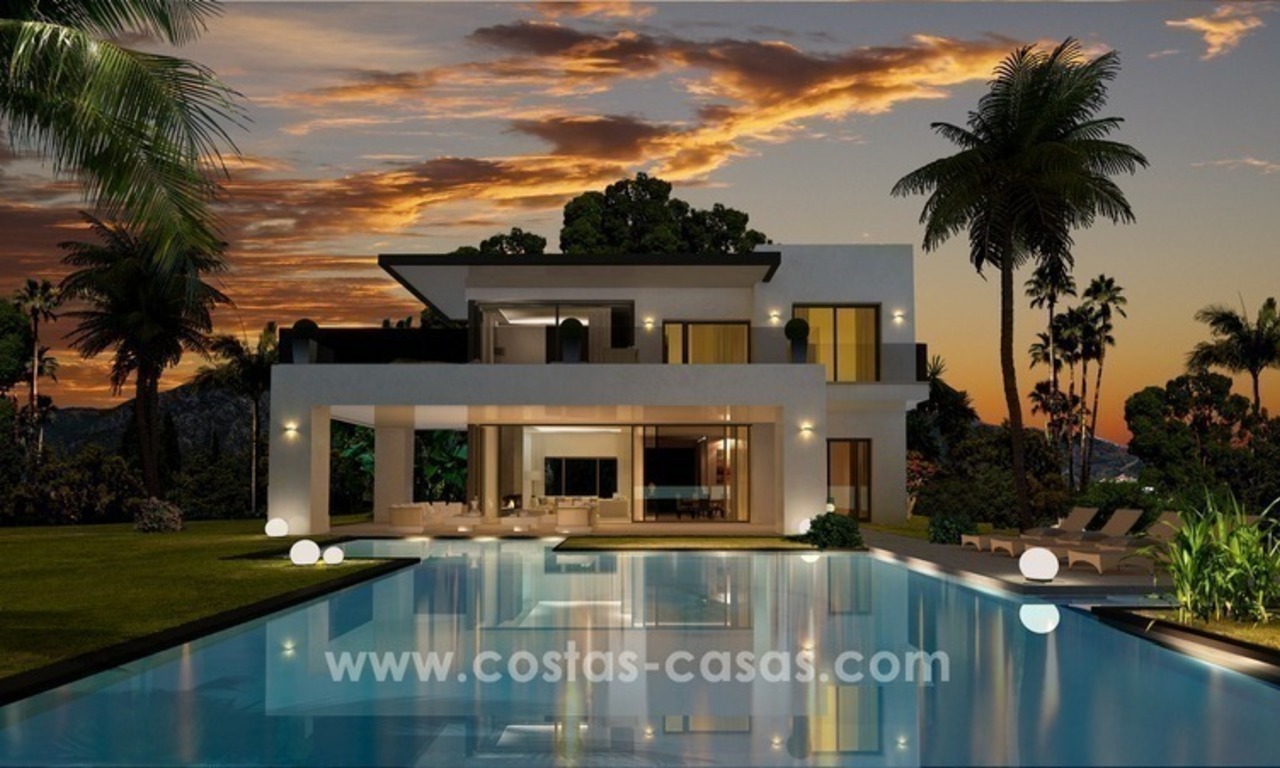 Modern new luxury Villas for sale on the Golden Mile, Marbella 6