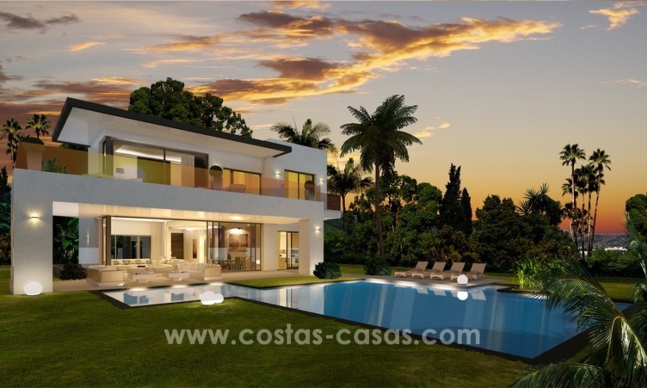 Modern new luxury Villas for sale on the Golden Mile, Marbella 5