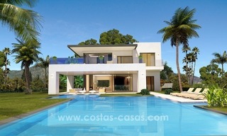 Modern new luxury Villas for sale on the Golden Mile, Marbella 2