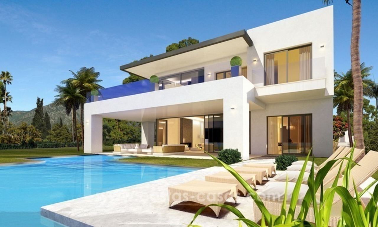 Modern new luxury Villas for sale on the Golden Mile, Marbella 1