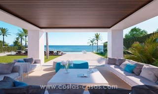 Front Line Beach Newly Constructed Contemporary Villa for sale on the New Golden Mile, Marbella - Estepona 9