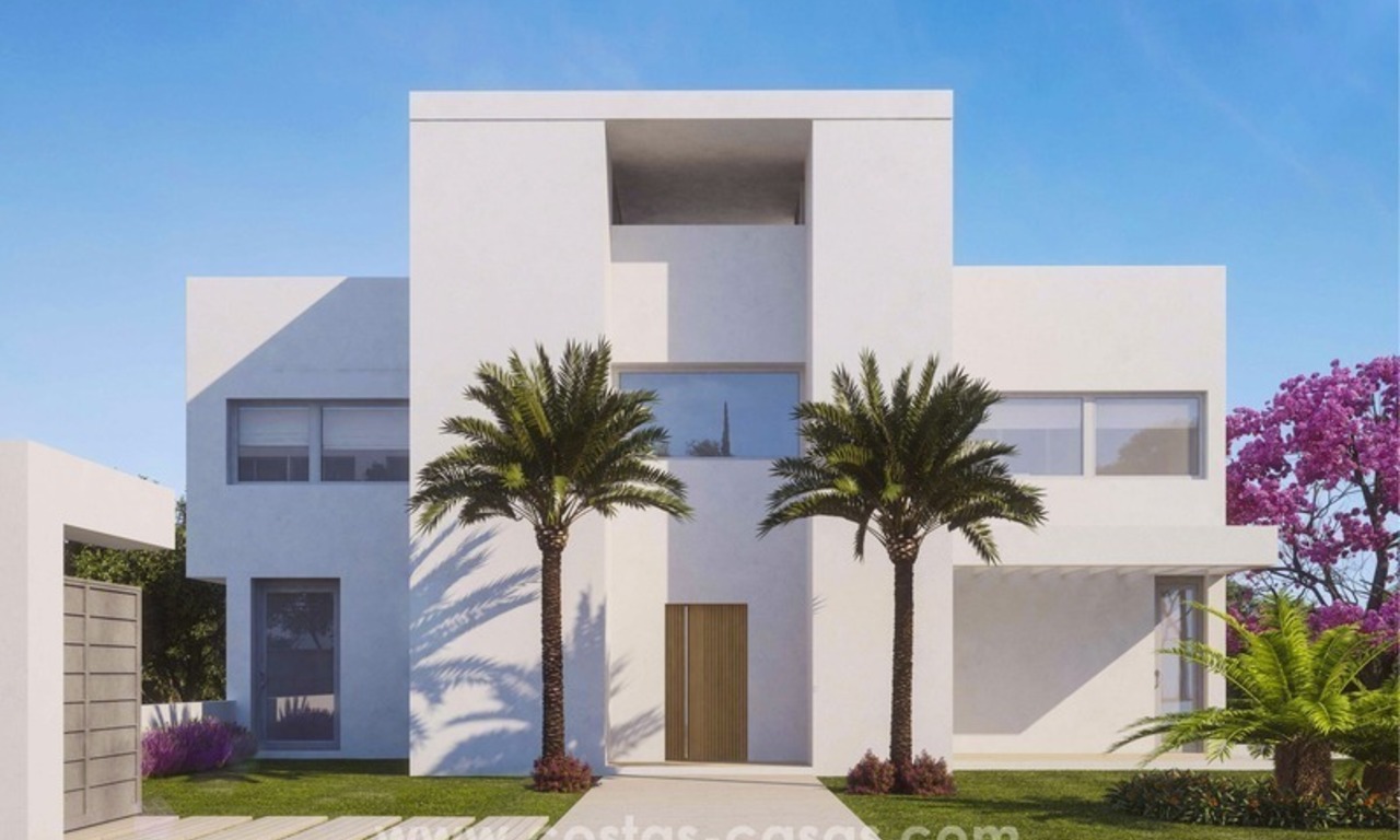 Brand New Beach Side Designer Villas for sale in Guadalmina Baja, Marbella 1