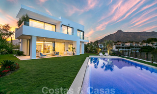 SOLD. Opportunity! Last villa! Brand New modern Villa for sale on the Golden Mile, Marbella. In a gated and secure complex. Special discount! 30195 