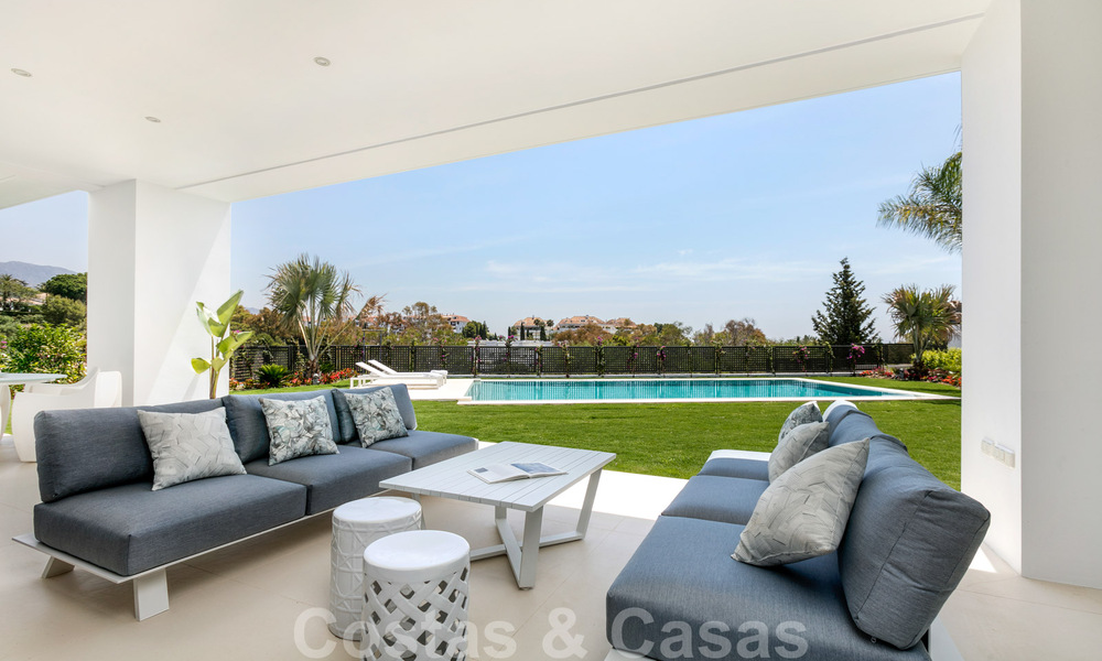 SOLD. Opportunity! Last villa! Brand New modern Villa for sale on the Golden Mile, Marbella. In a gated and secure complex. Special discount! 30198
