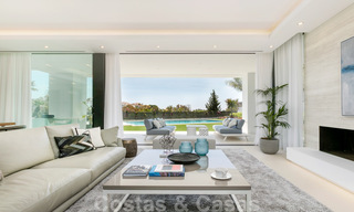 SOLD. Opportunity! Last villa! Brand New modern Villa for sale on the Golden Mile, Marbella. In a gated and secure complex. Special discount! 30216 