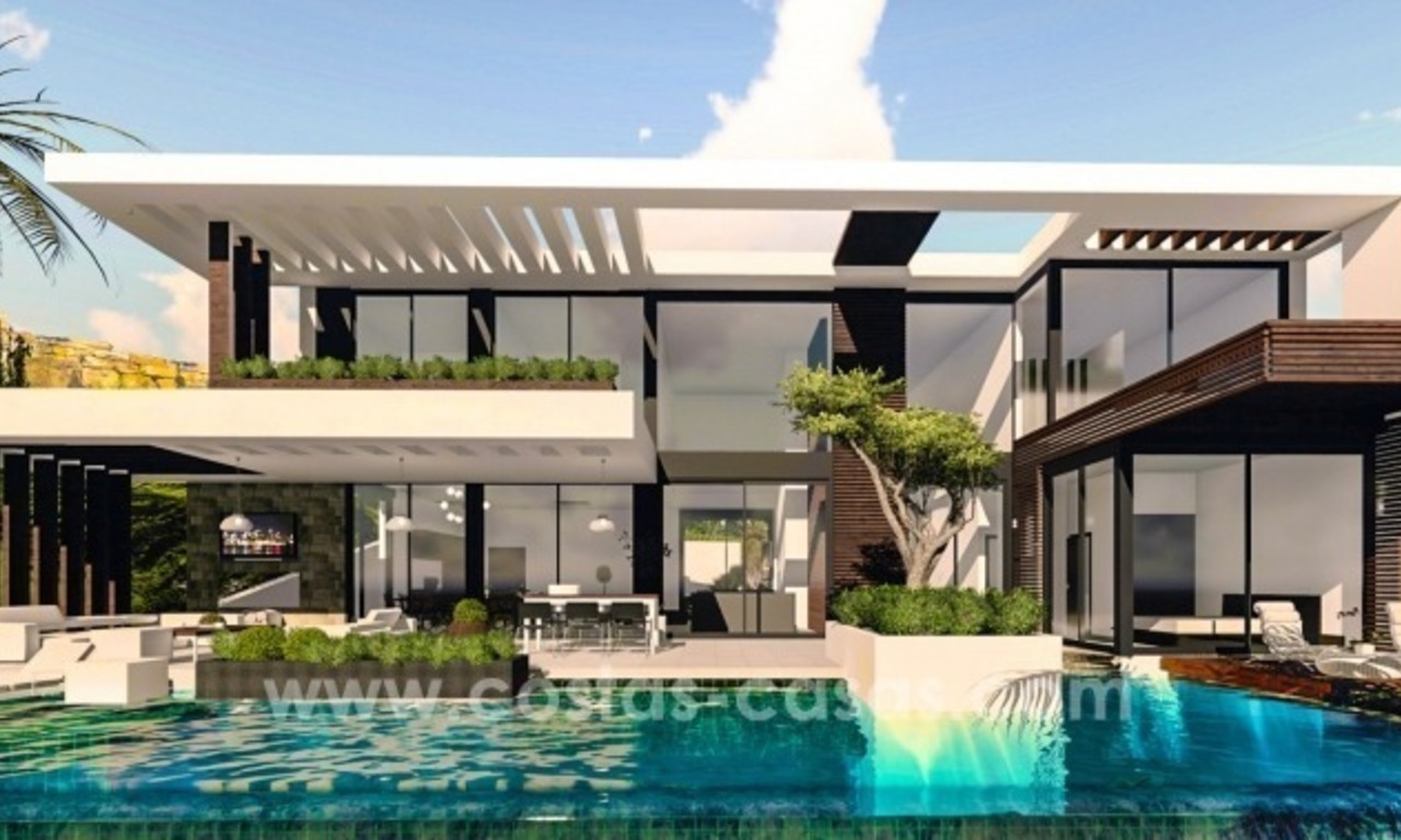 10 Designer Villas With Sea and Golf Views for sale in Marbella - Benahavis 0