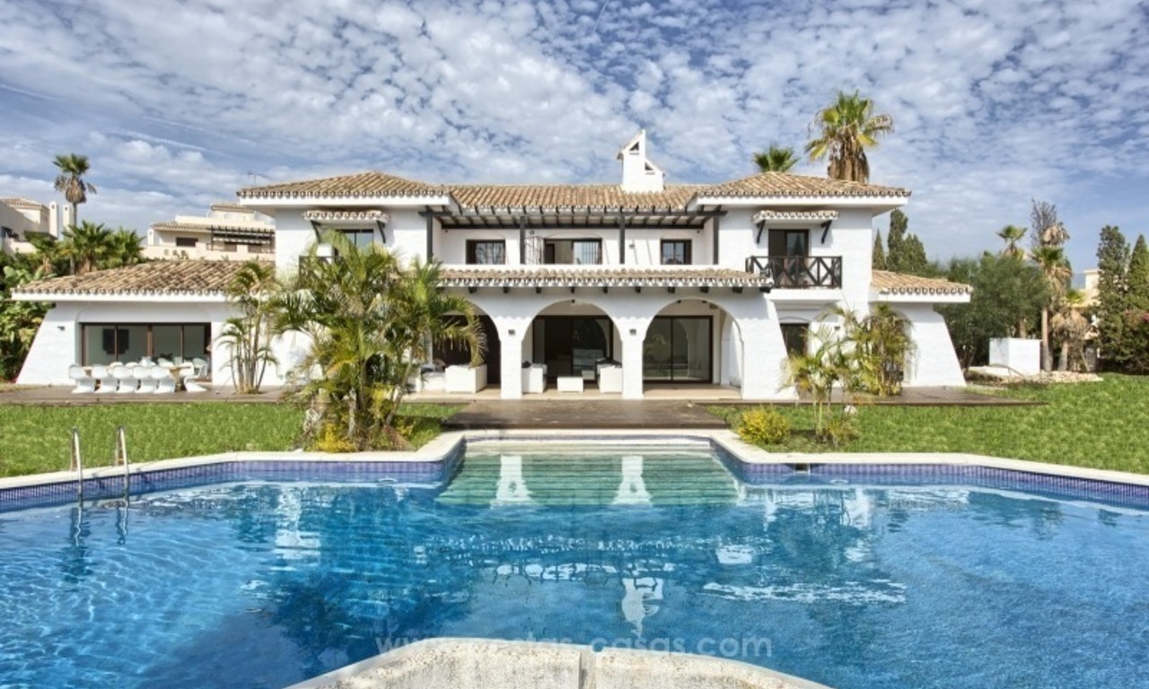 Modern Andalusian style villa for sale in Nueva Andalucia, Marbella 0