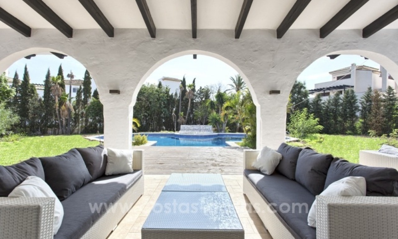 Modern Andalusian style villa for sale in Nueva Andalucia, Marbella 4