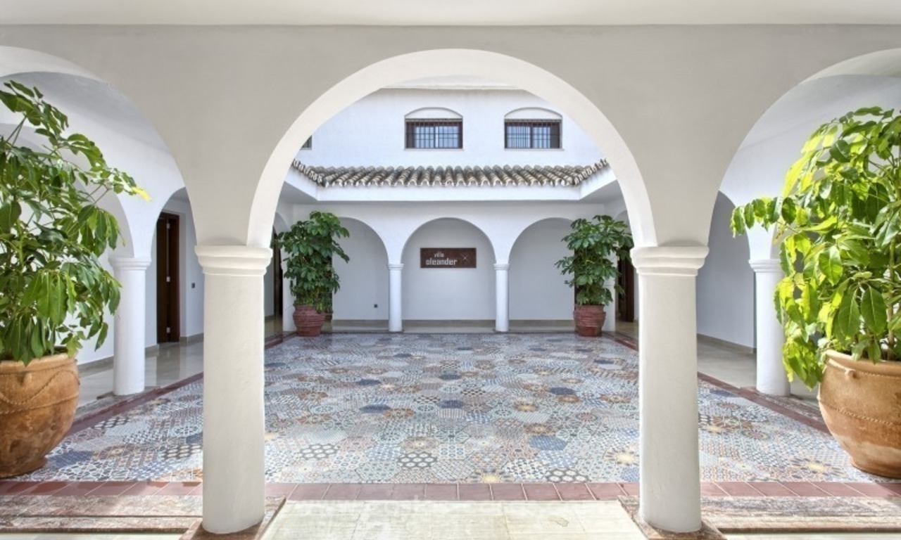 Modern Andalusian style villa for sale in Nueva Andalucia, Marbella 5