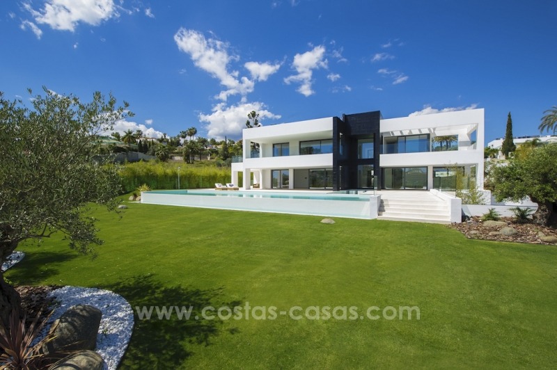 Modern Designer Villa Recently constructed for sale in Nueva Andalucía, Marbella