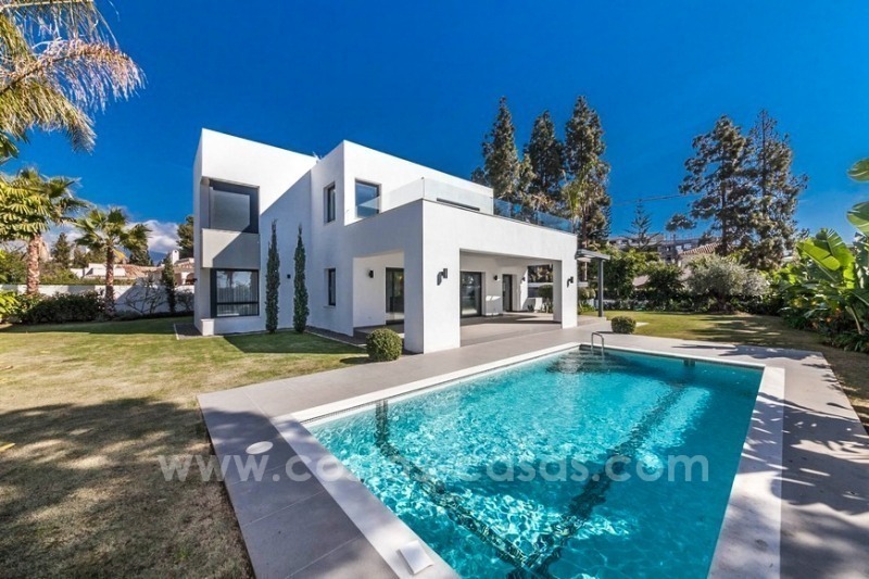 New Design beach villas for sale on the New Golden Mile, Marbella - Estepona