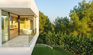 Modern newly built contemporary villa for sale on the Golden Mile, Sierra Blanca, Marbella 6