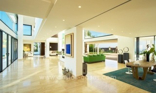 Modern newly built contemporary villa for sale on the Golden Mile, Sierra Blanca, Marbella 9