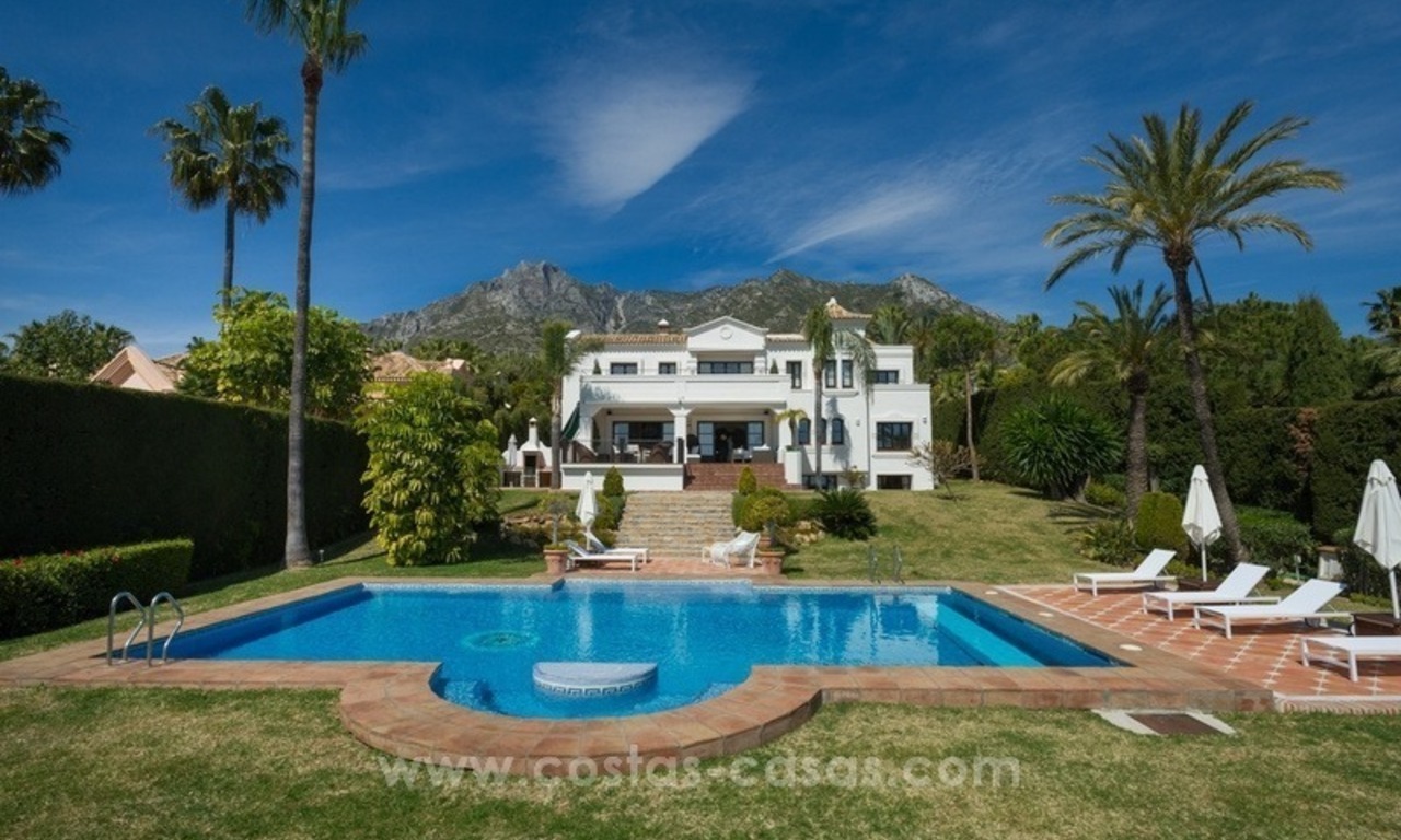 For sale in Marbella: Superb Sierra Blanca Villa with Guest Villa & Tennis Court 1