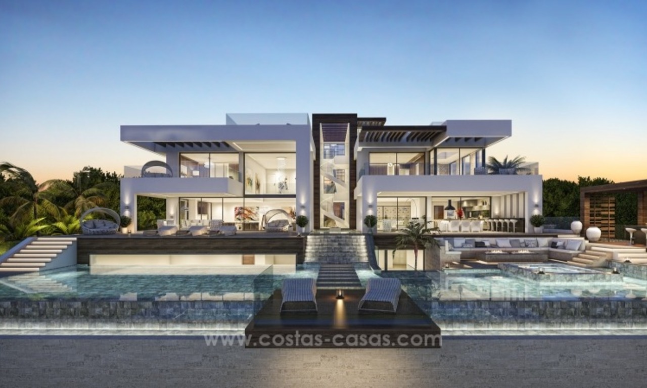 Contemporary villa with tennis court for sale in the heart of the Golf Valley, Nueva Andalucía, Marbella 2