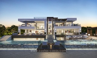 Contemporary villa with tennis court for sale in the heart of the Golf Valley, Nueva Andalucía, Marbella 2
