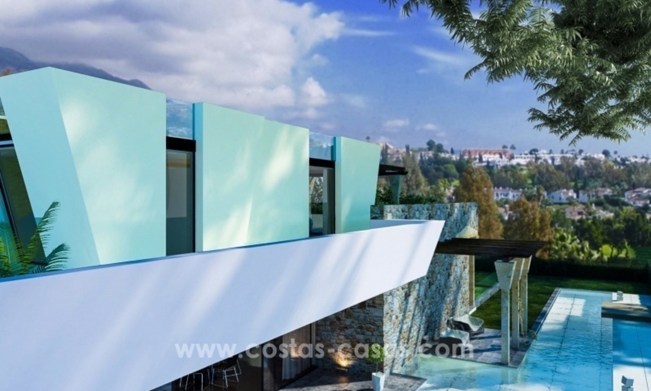New designer villas, next to the golf course in Nueva Andalucía, Marbella 3